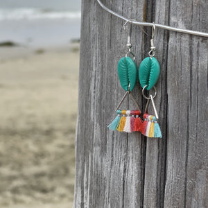 Tropical Fan Earrings