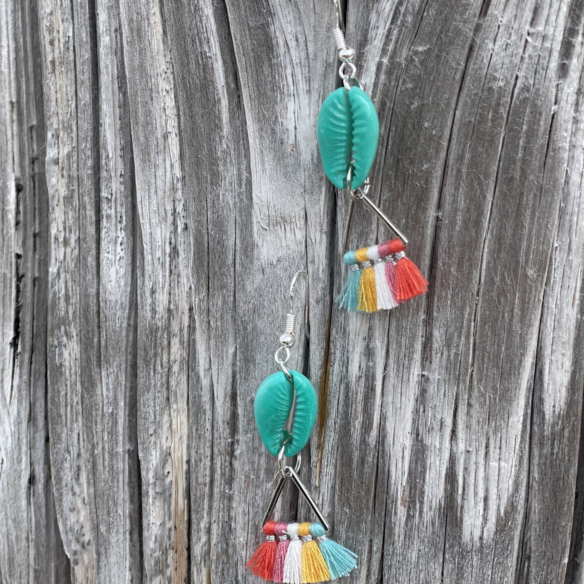 Tropical Fan Earrings