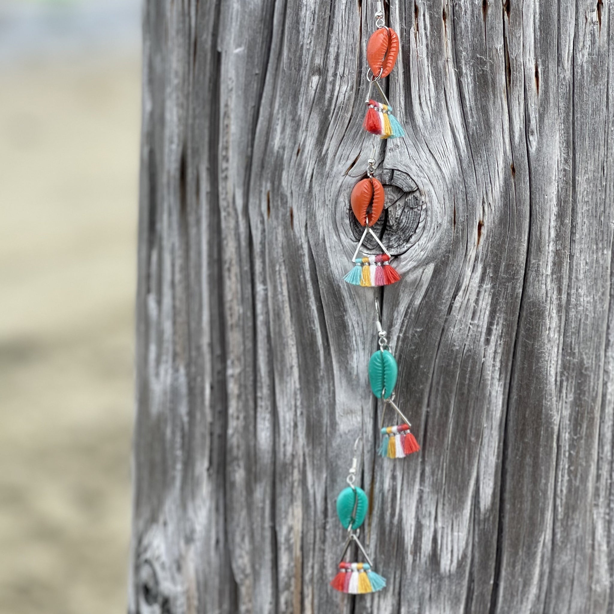 Tropical Fan Earrings