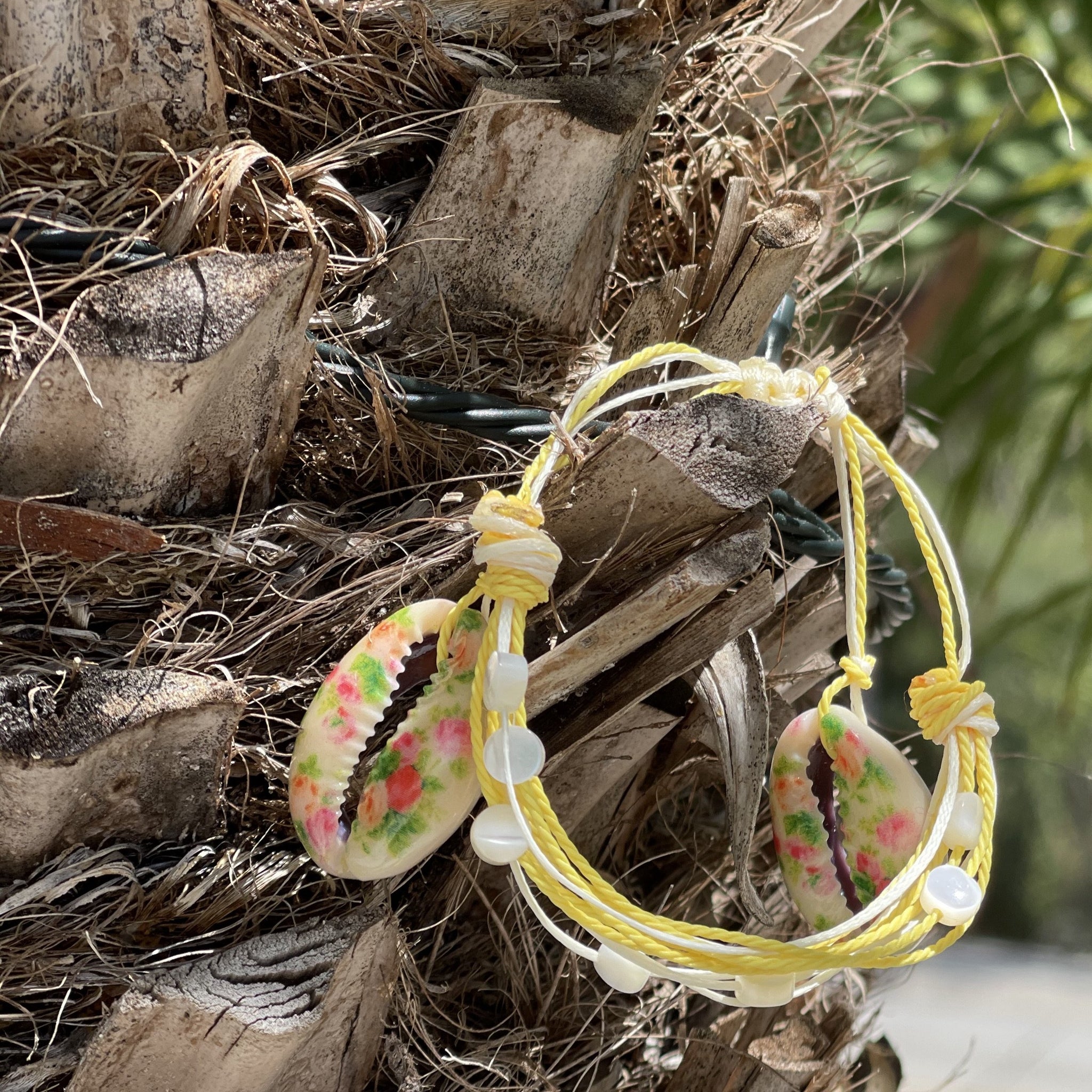 Patterned Cowrie Shell Bracelet/Anklet/Necklace