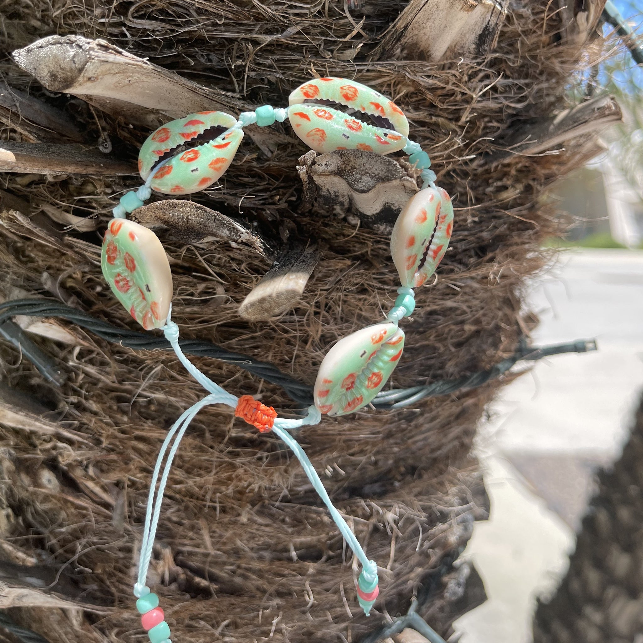 Patterned Cowrie Shell Bracelet/Anklet/Necklace