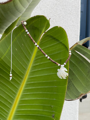 MOP Turtle Necklace