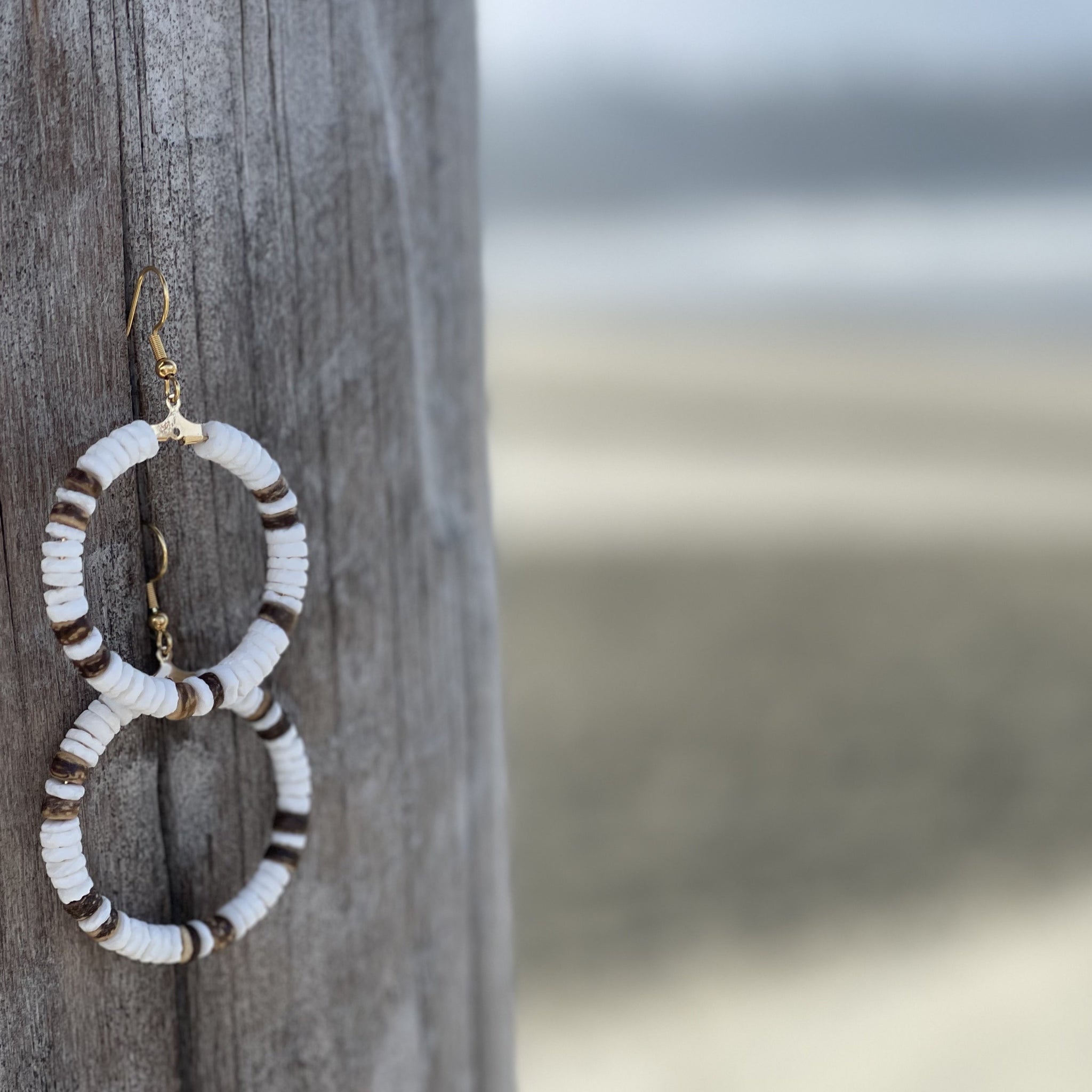 Coco Striped Earrings & Bracelet
