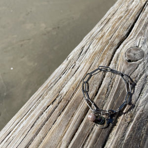 Paperclip Chain Bracelet w/Charms