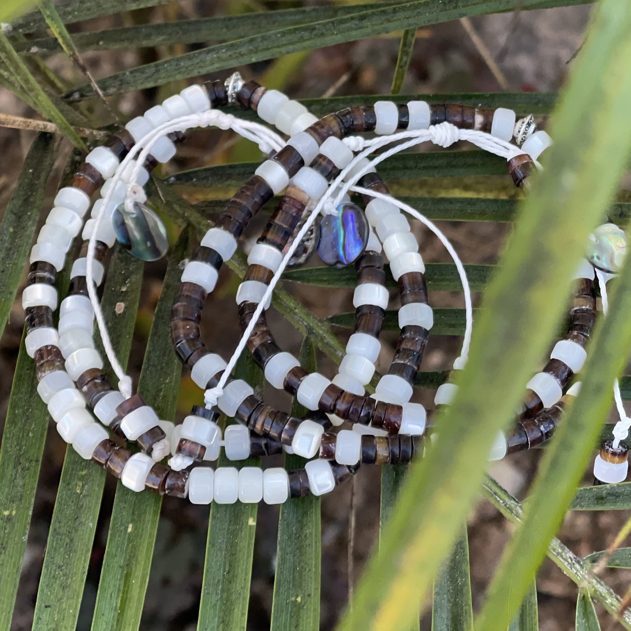 MOP Striped Bracelet/Anklet/Necklace