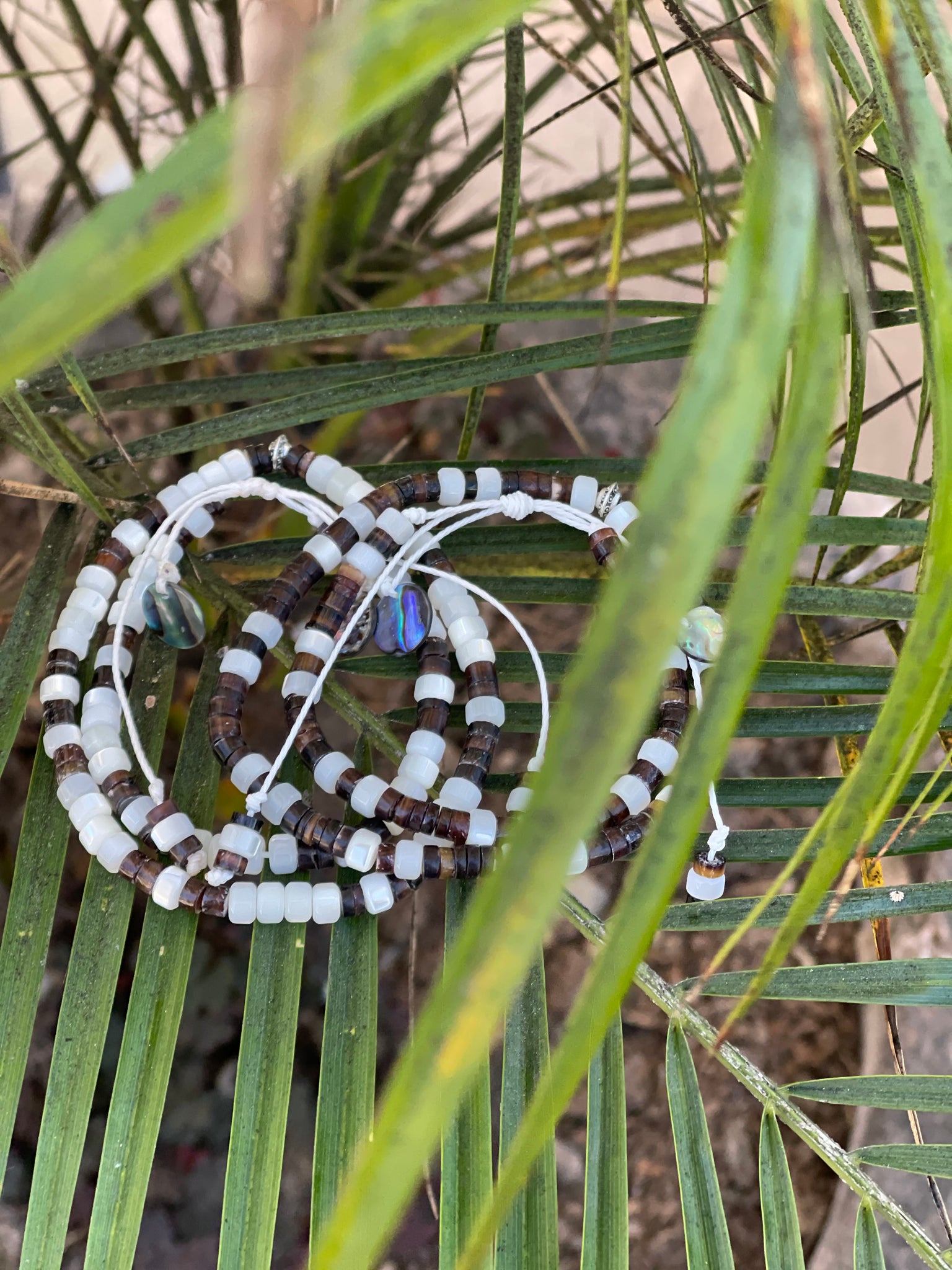 MOP Striped Bracelet/Anklet/Necklace