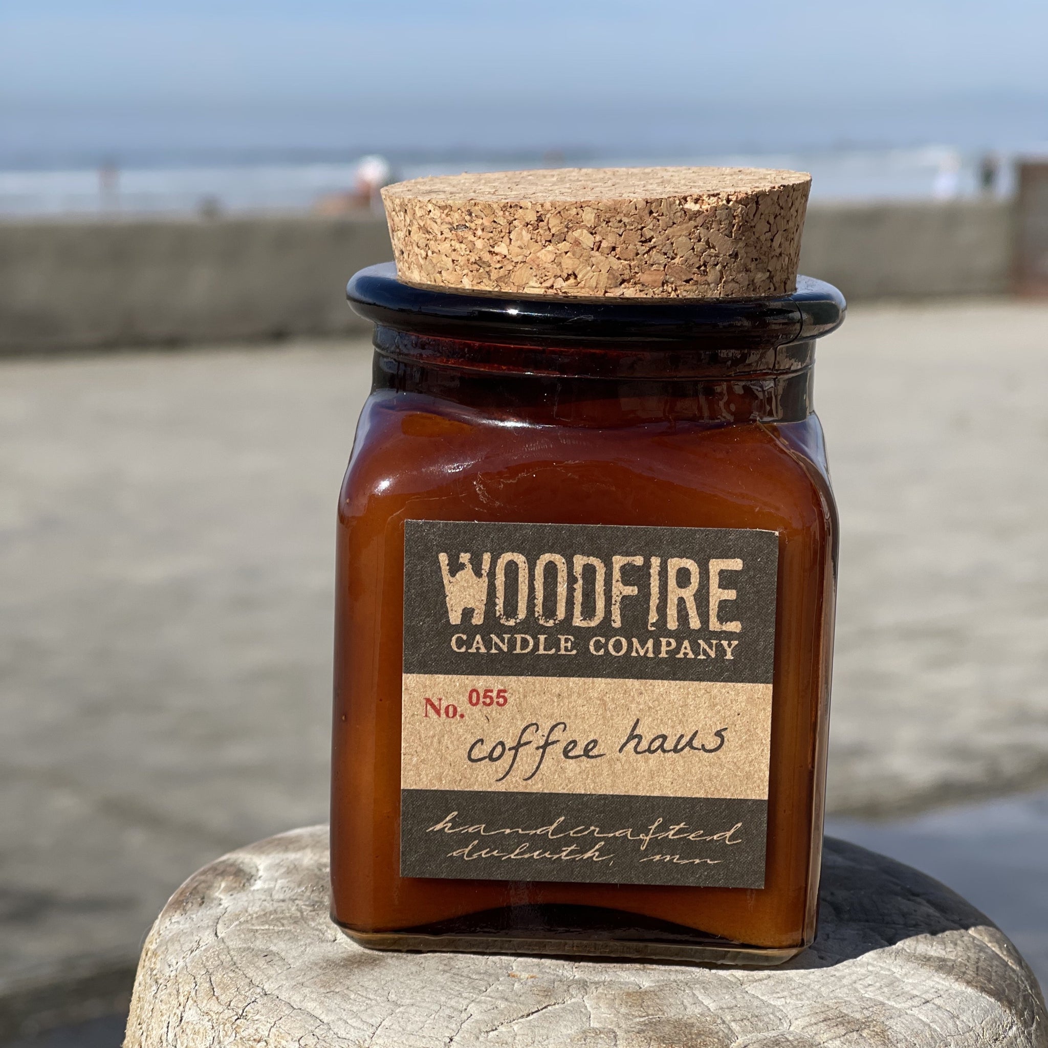 Amber Apothecary Wood Wick Soy Candle