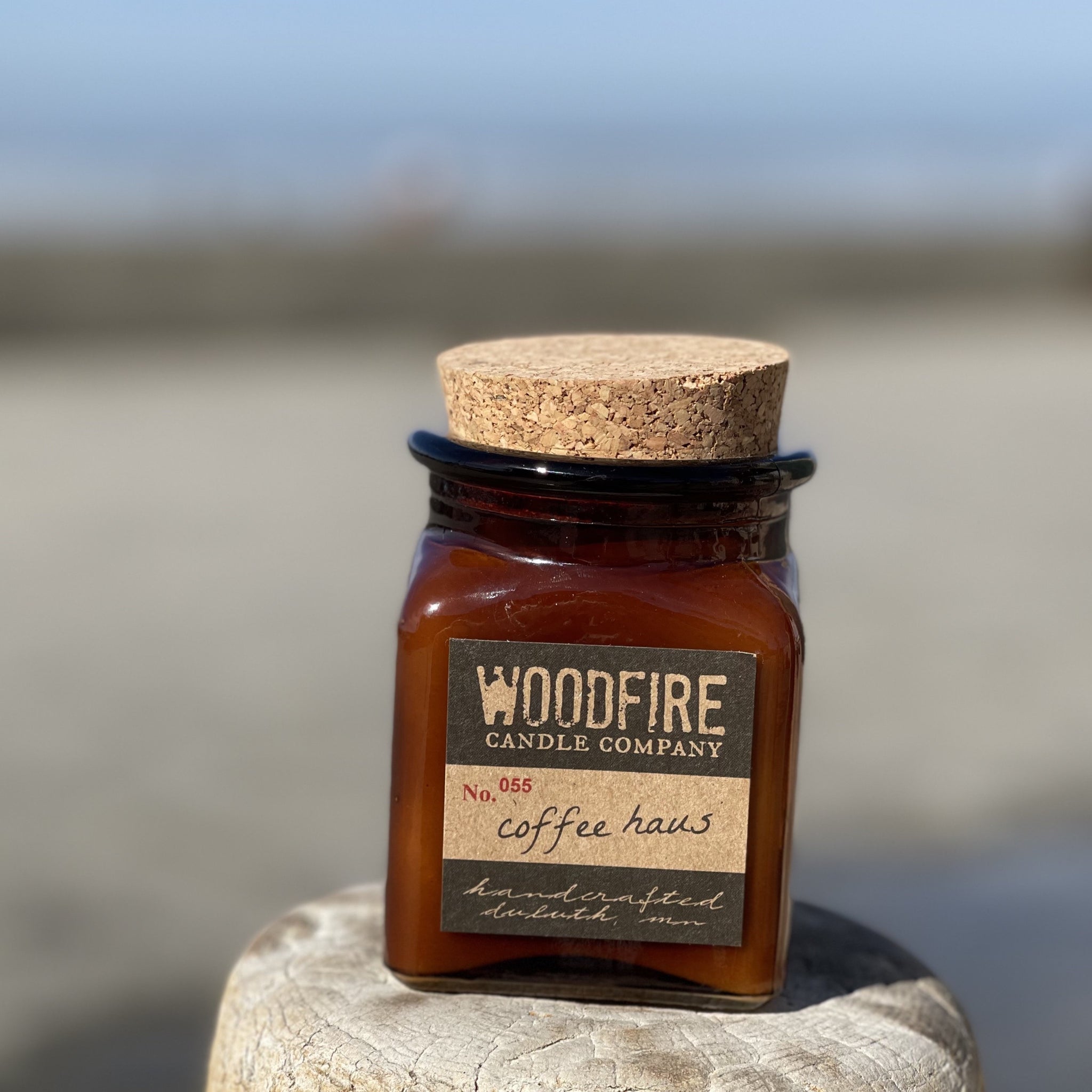 Amber Apothecary Wood Wick Soy Candle