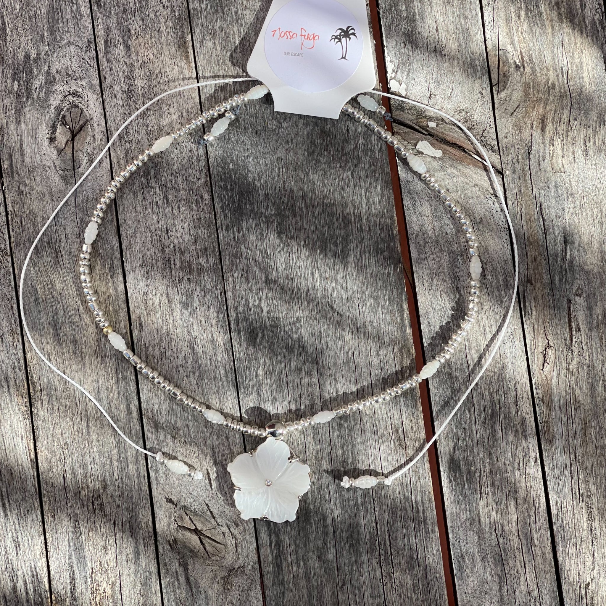 MOP Flower Necklace
