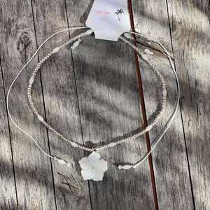 MOP Flower Necklace