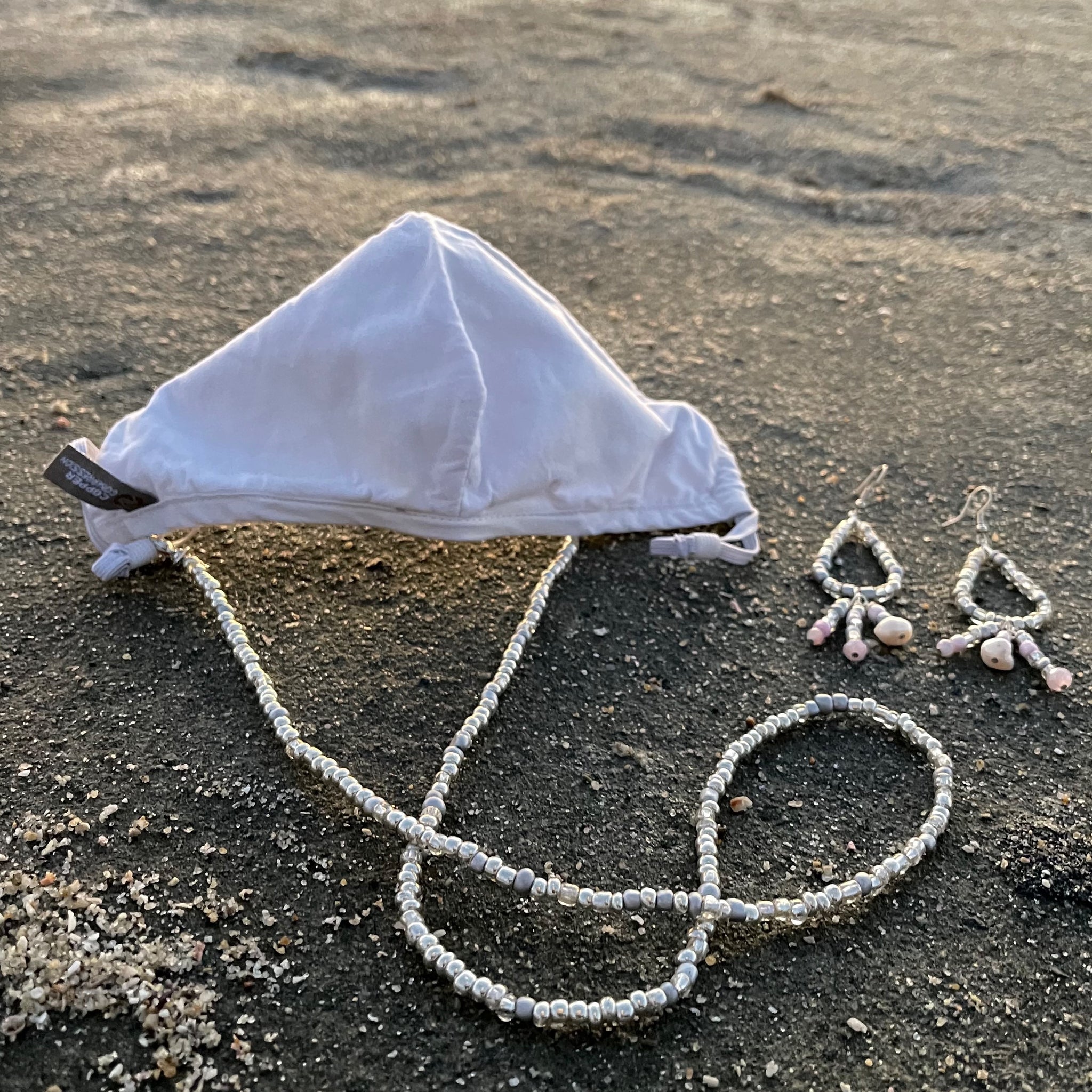Silver Sands Teardrop Earrings