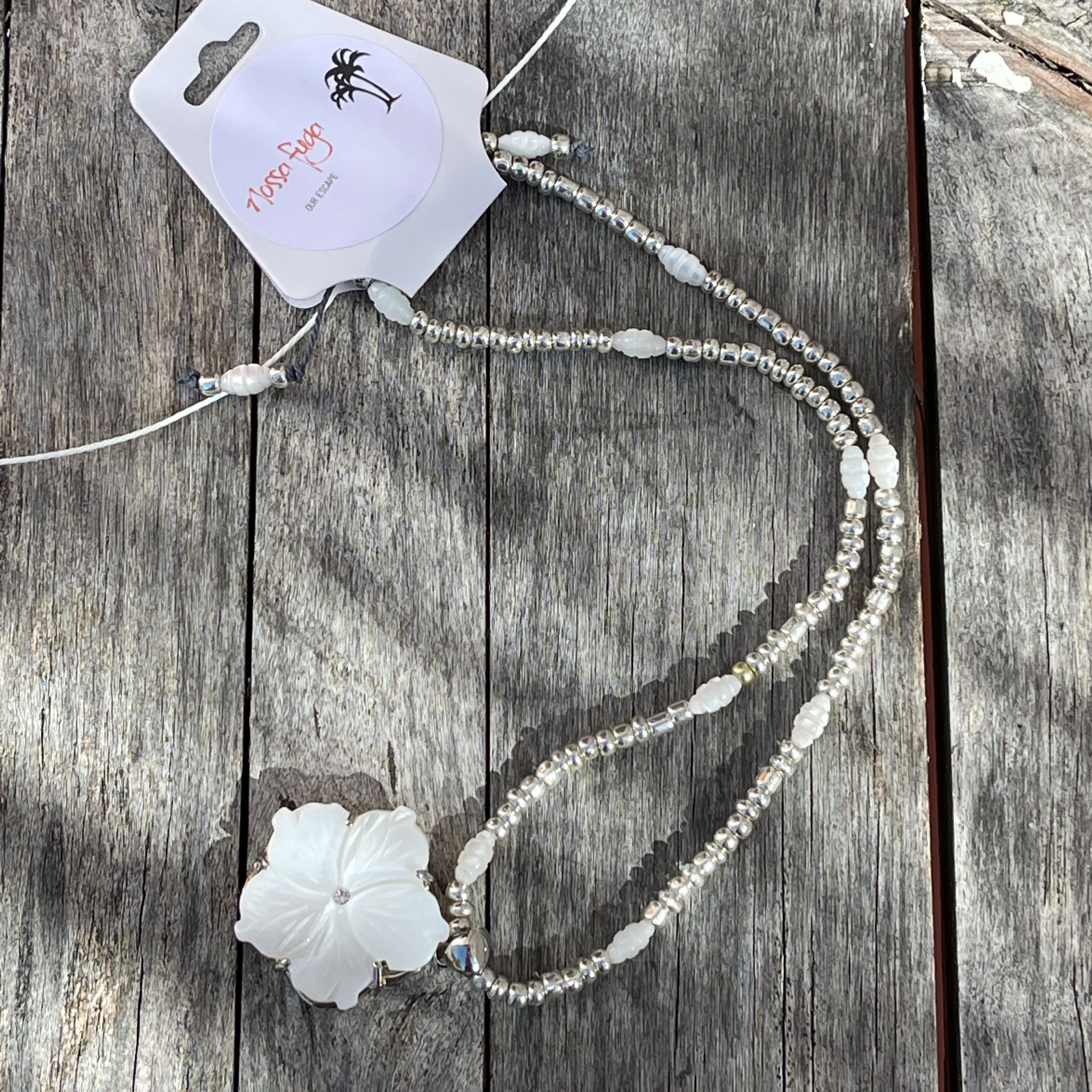 MOP Flower Necklace