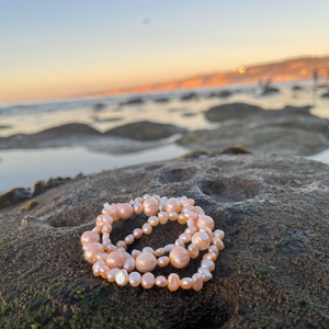 Peachy Blush Arm Stack