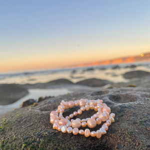 Peachy Blush Arm Stack