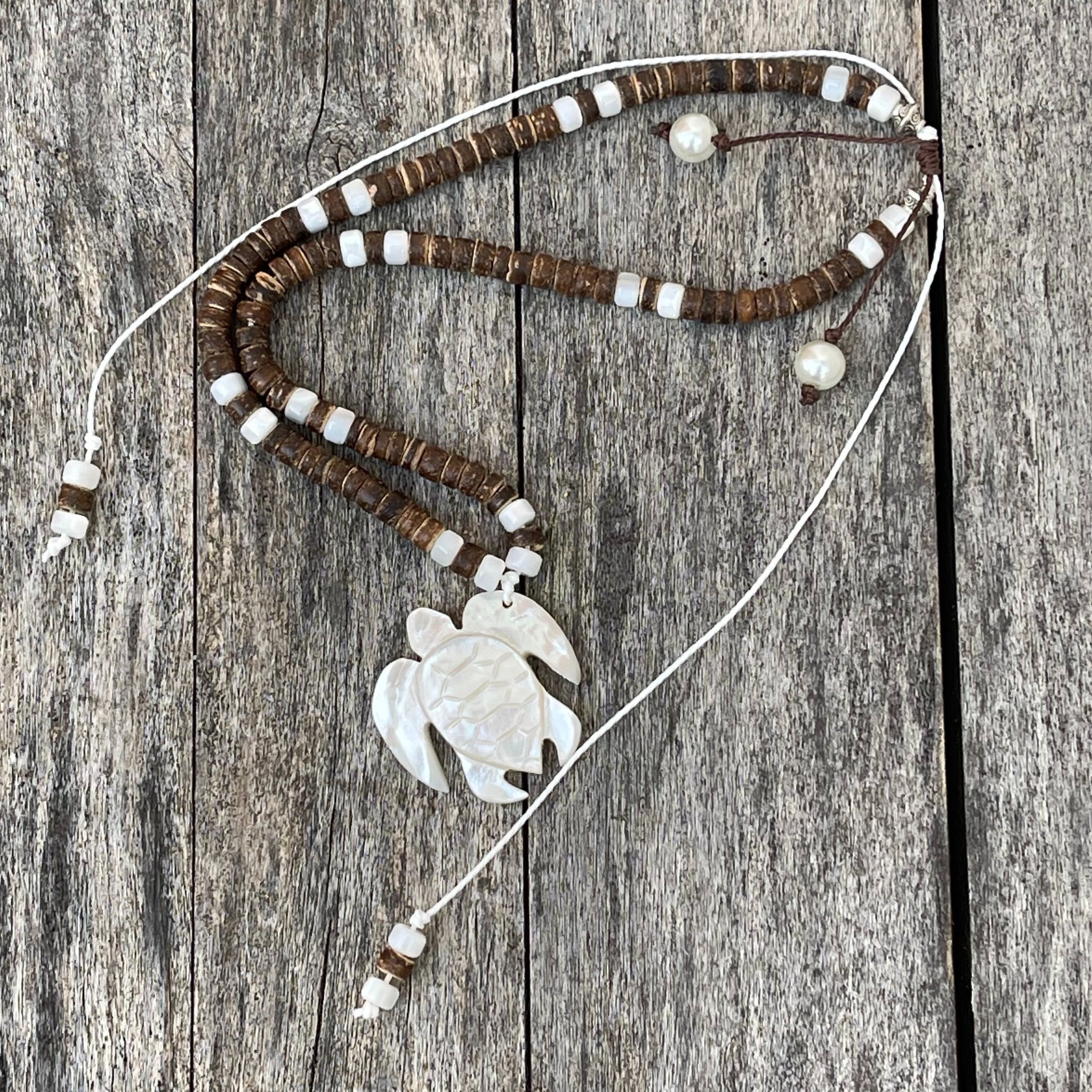 MOP Turtle Necklace