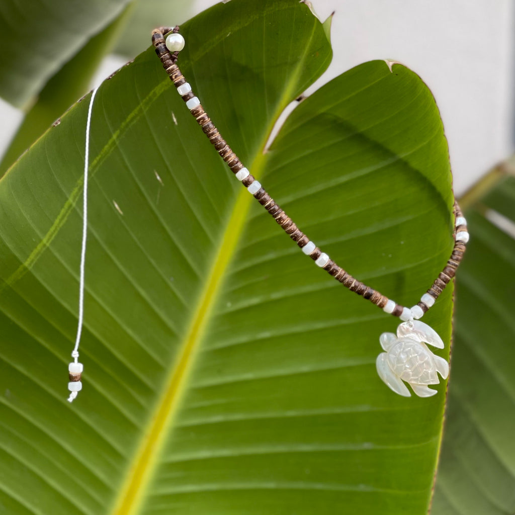 MOP Turtle Necklace