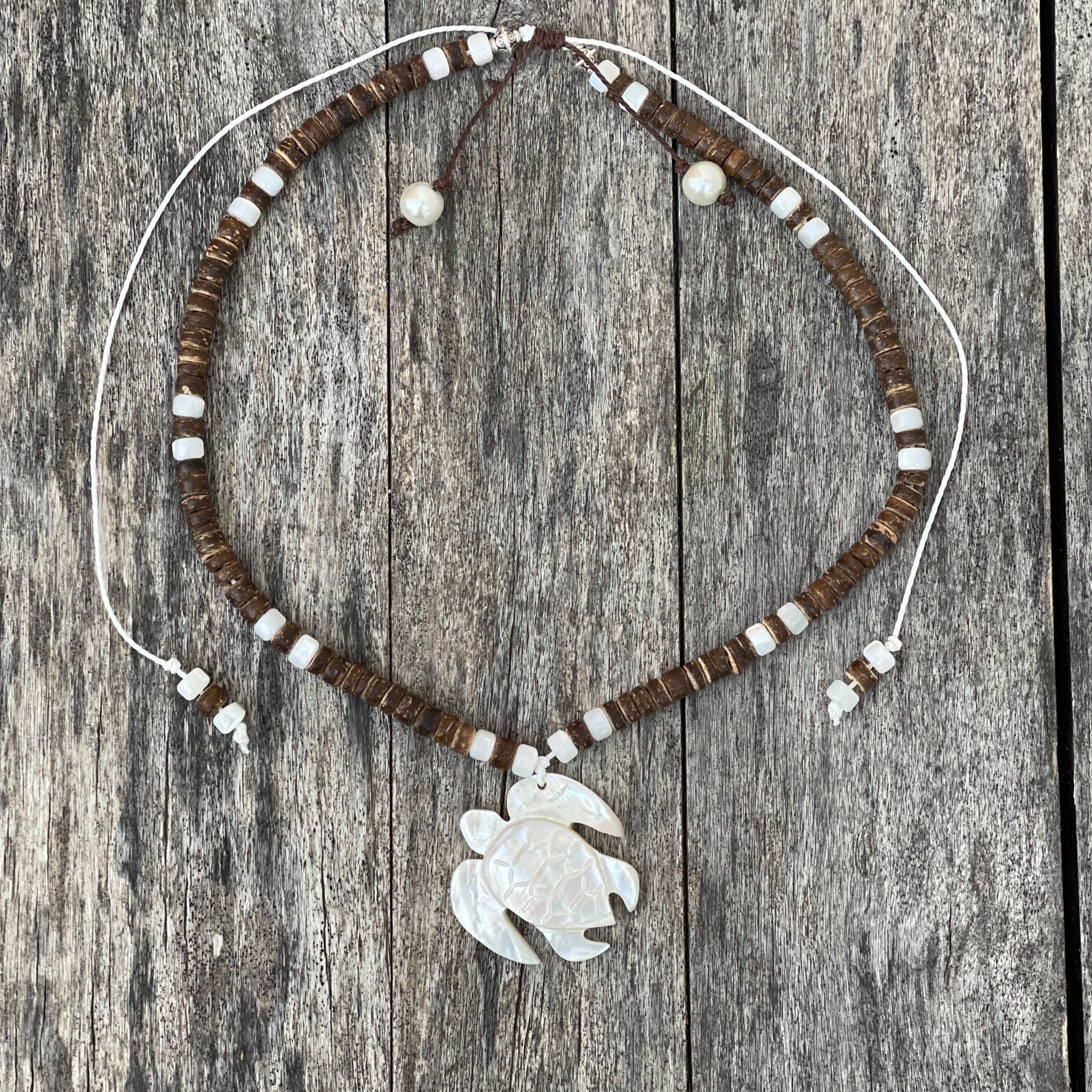 MOP Turtle Necklace