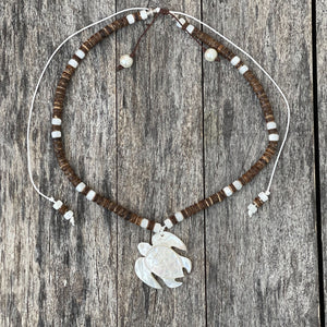 MOP Turtle Necklace
