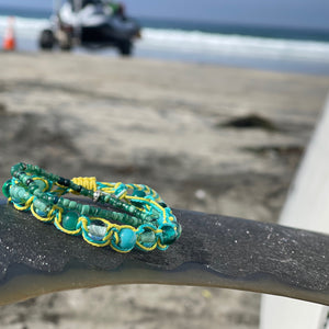 Pineapple Bracelet Stack