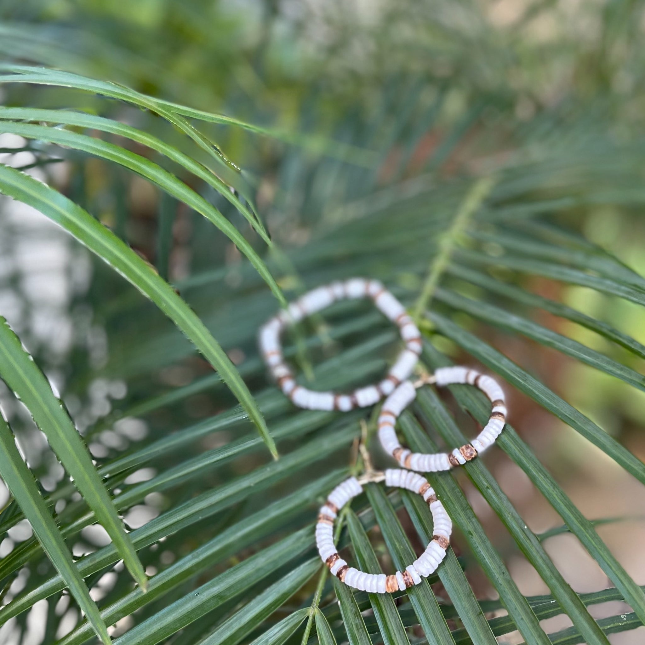 Coco Striped Earrings & Bracelet
