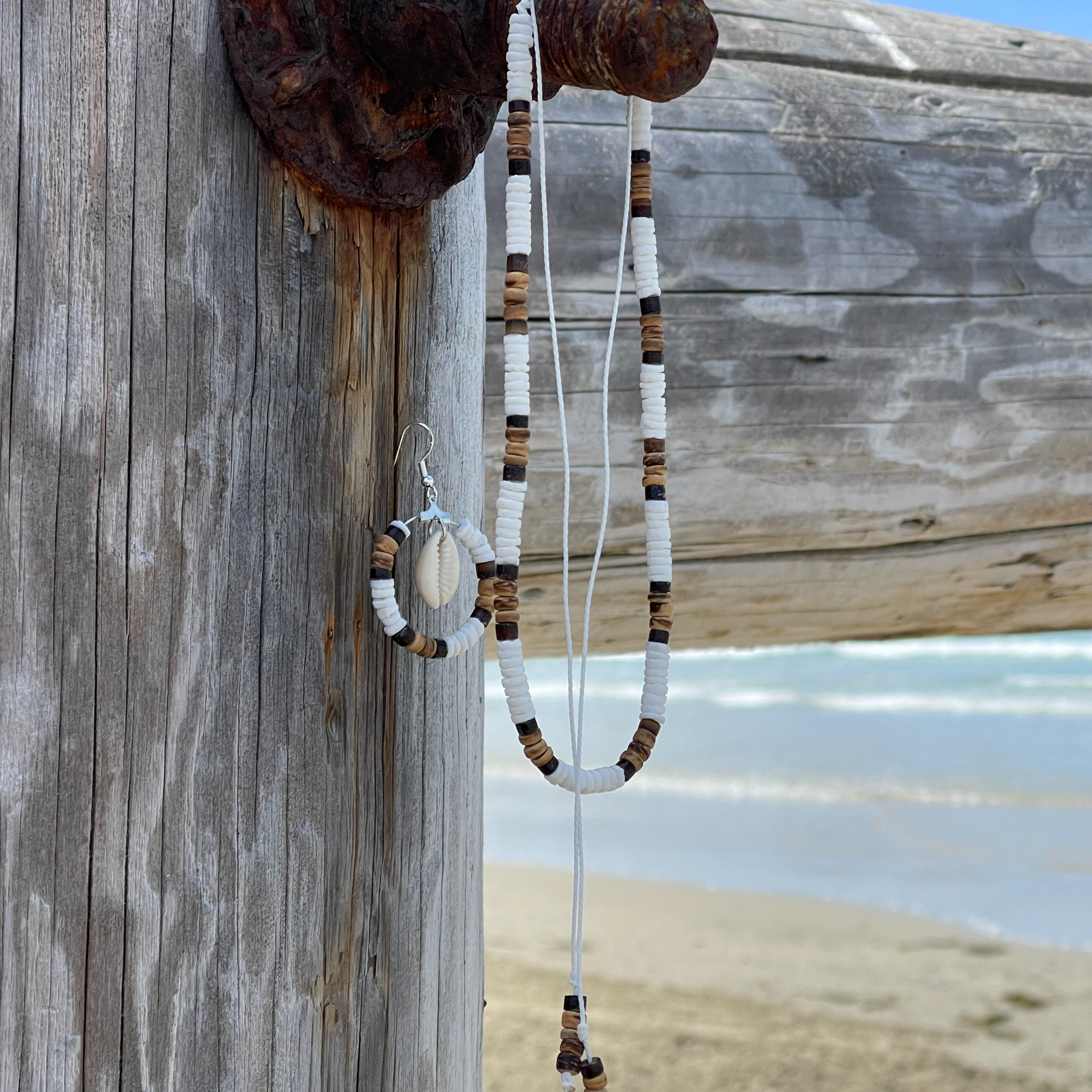 Reverse Coco Striped Necklace/Earrings/Bracelet/Anklet