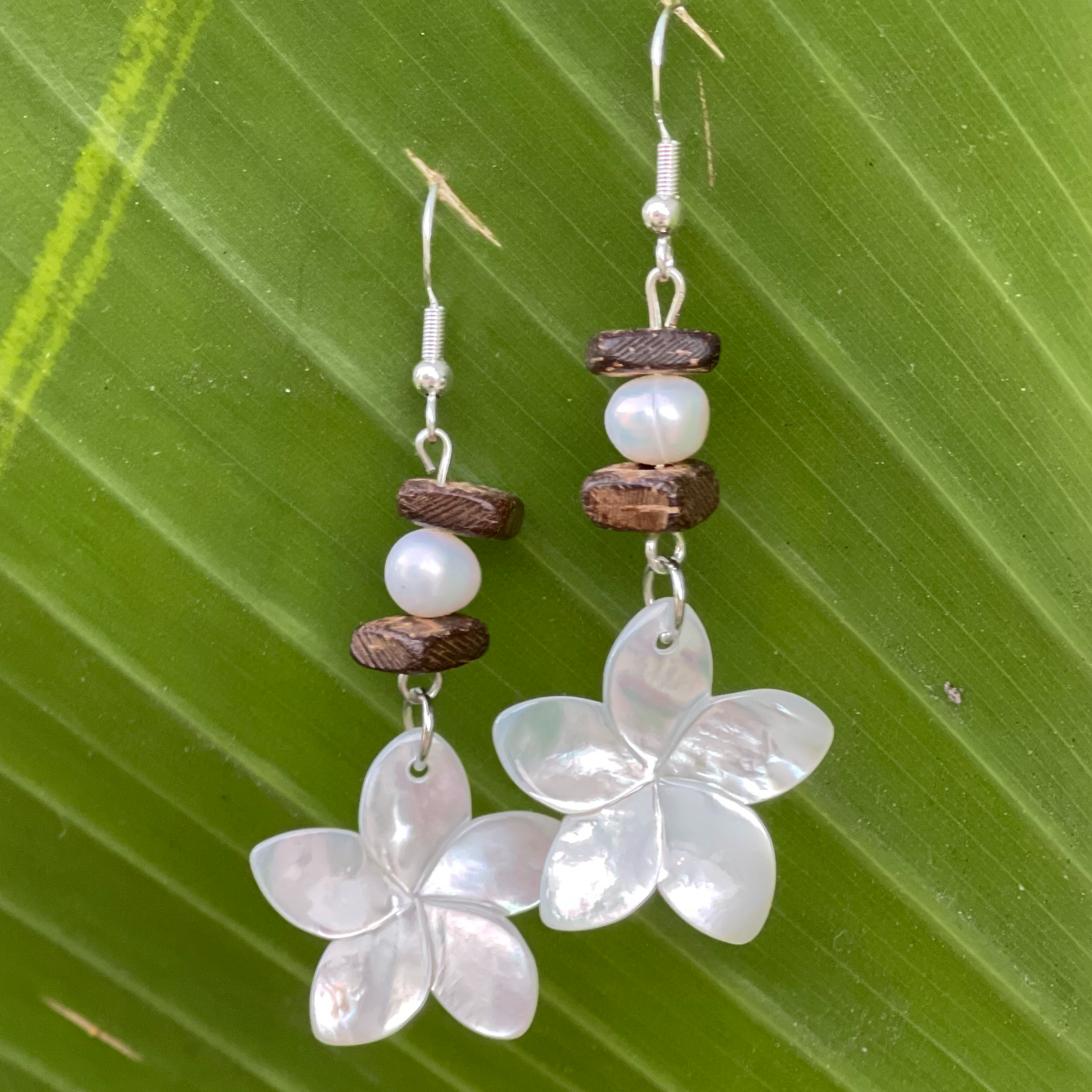 MOP Flower Earrings
