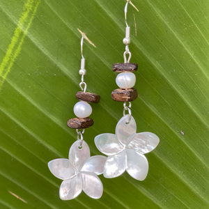 MOP Flower Earrings