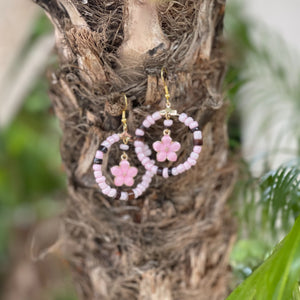 PInk Hibiscus Hula Hoops